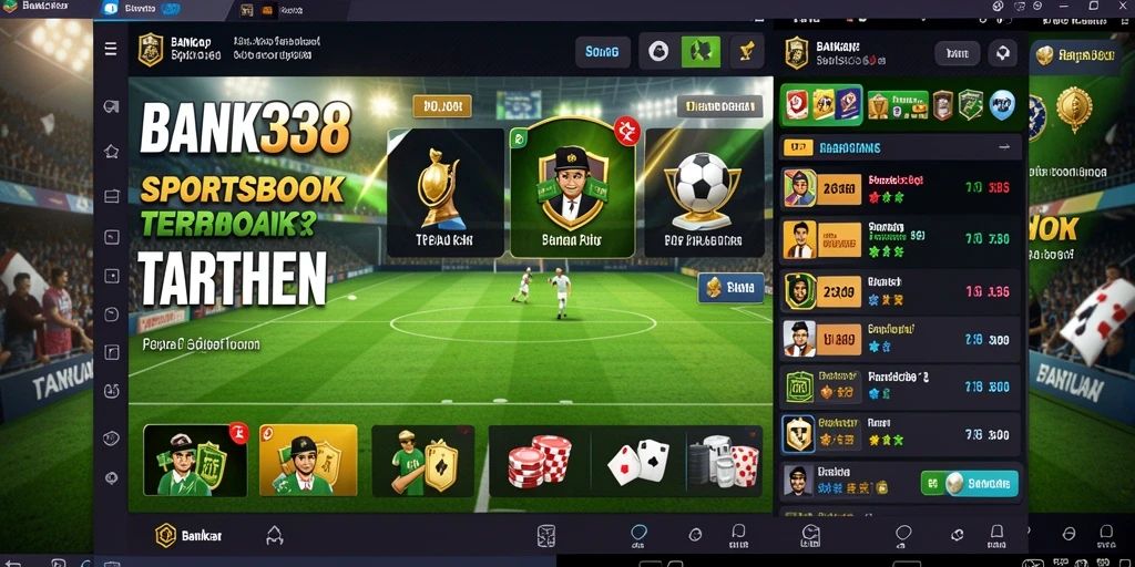 Tampilan menarik dari gameplay Sportsbook aplikasi BANK338.