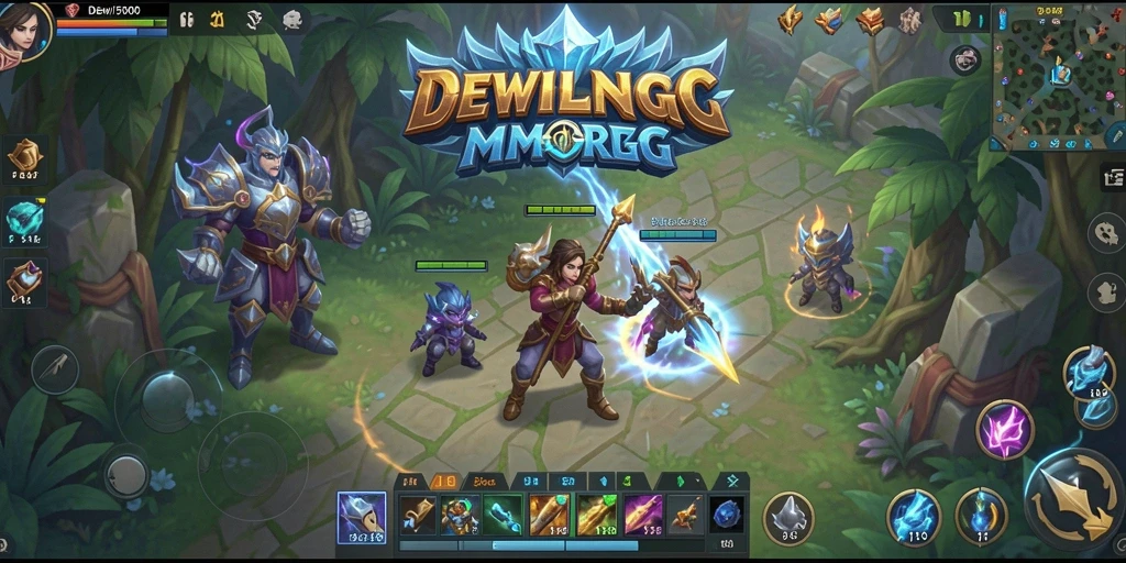 Gameplay seru dan grafis menawan dalam DEWI5000.