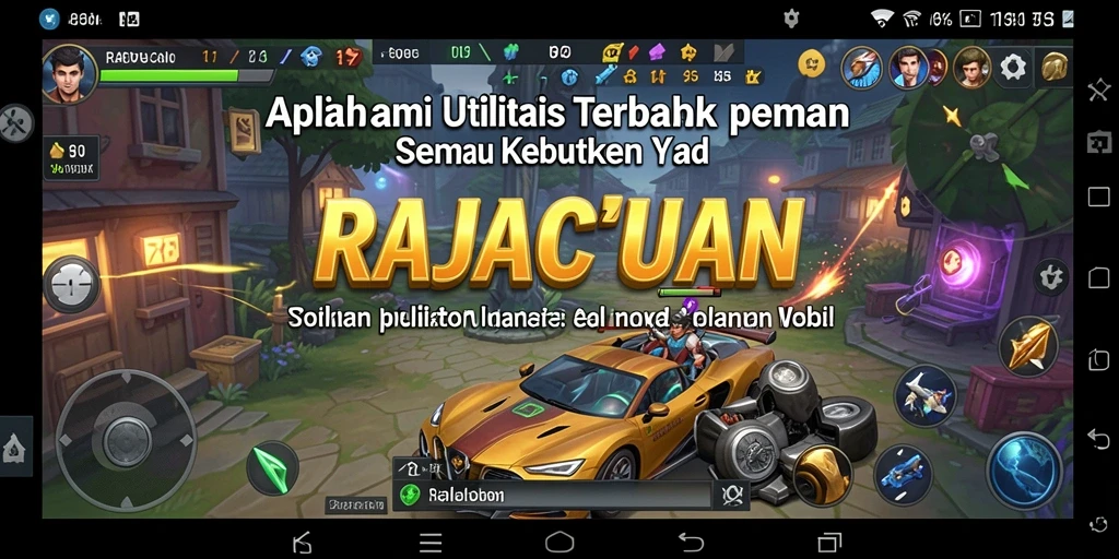 Tampilan interaktif RAJACUAN yang memudahkan pengguna mengatur tugas.