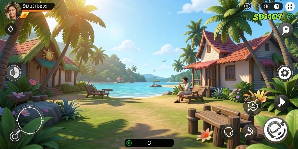 Tangkapan layar utama SD107 menampilkan gameplay Casual yang mengasyikkan.